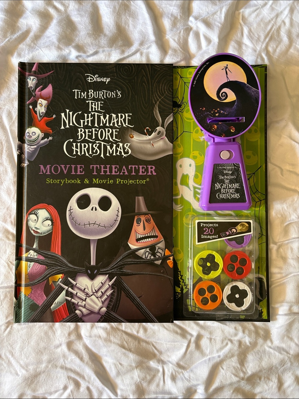 Tim Burton’s The Nightmare Before Christmas Storybook & Movie Projector.
